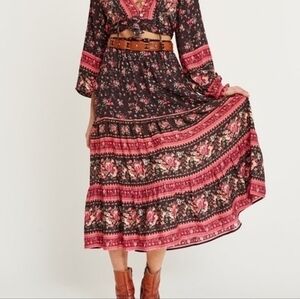 Arnhem Garden Party Skirt in Blackberry Size 14